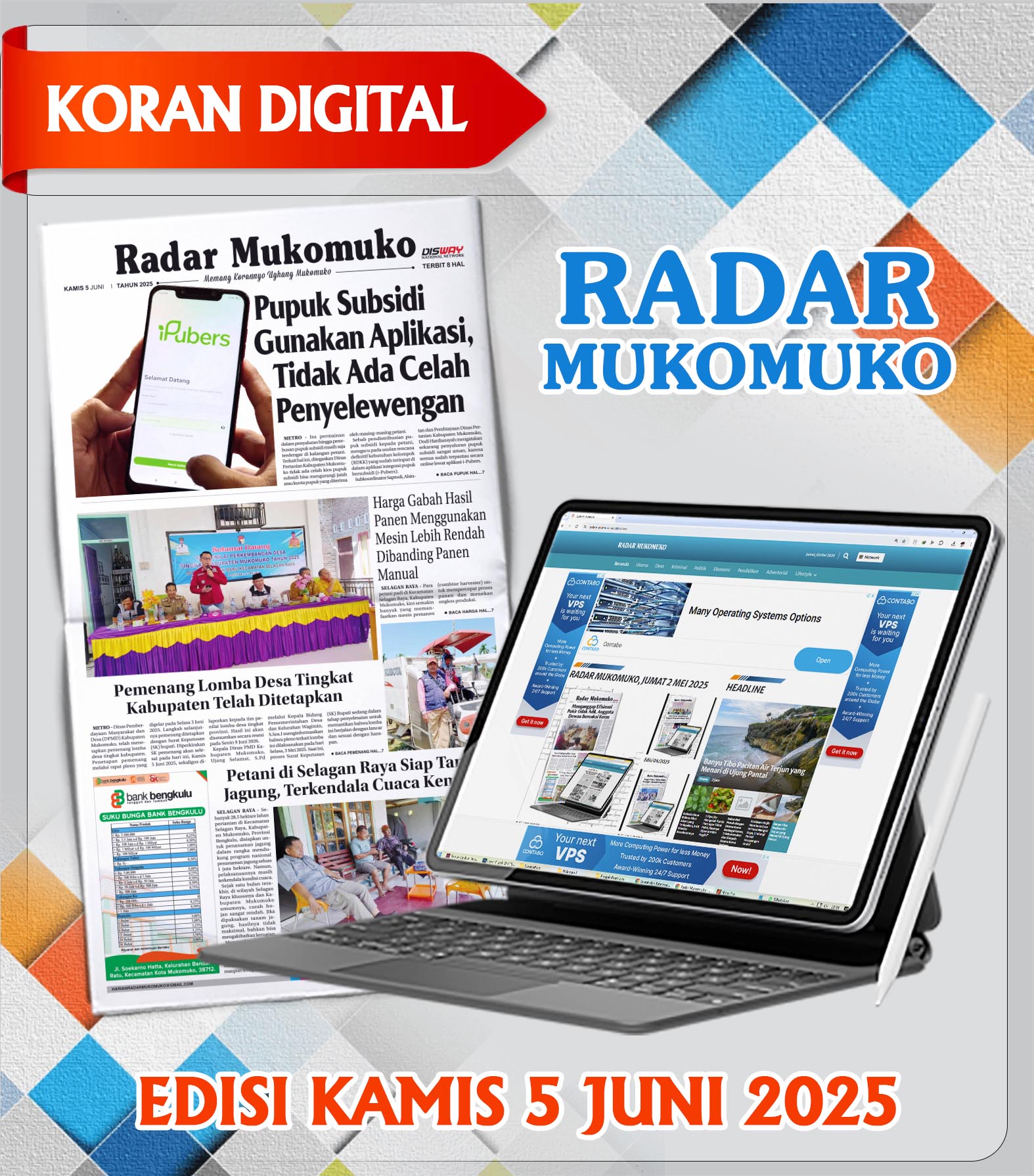 Radar Mukomuko, Kamis 5 Juni 2025