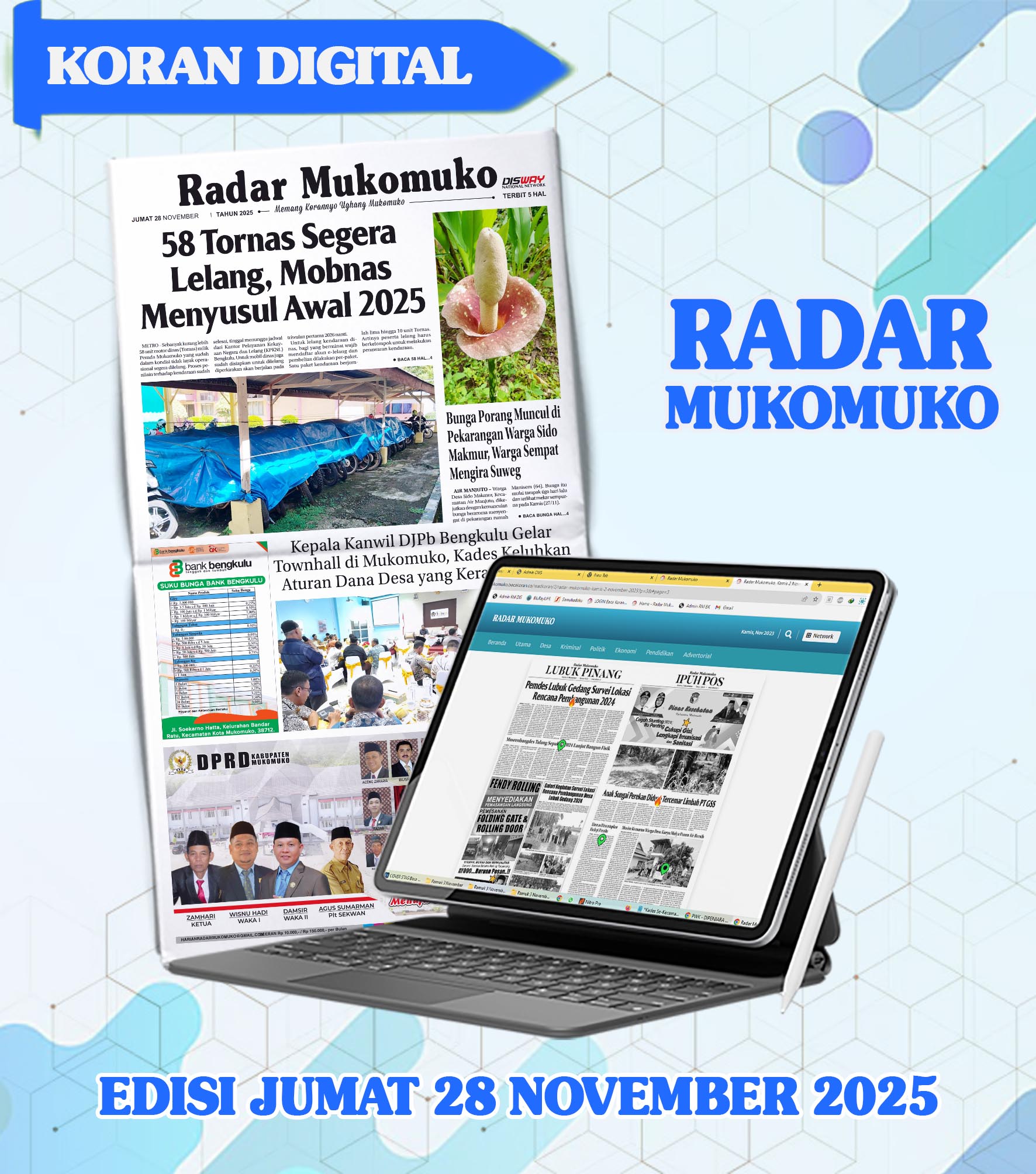 Radar Mukomuko, Jumat 28 November 2025