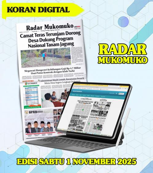 Radar Mukomuko, Sabtu 1 November 2025