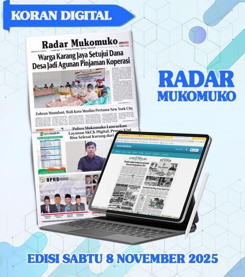 Radar Mukomuko, Sabtu 8 November 2025