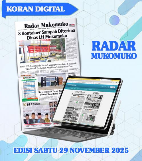 Radar Mukomuko, Sabtu 29 November 2025