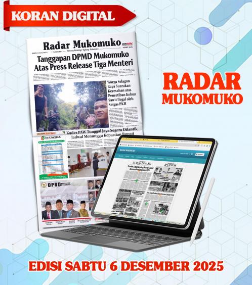 Radar Mukomuko, Sabtu 6 Desember 2025