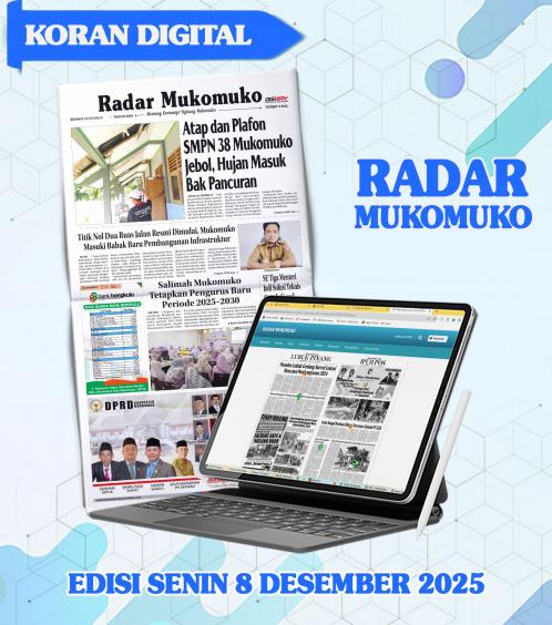 Radar Mukomuko, Senin 8 Desember 2025