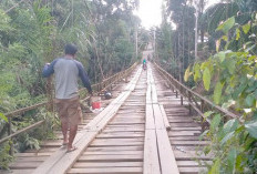 Jembatan Talang Buai Direhab Tipis-tipis