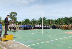 Upacara HUT ke-57 Provinsi Bengkulu Di Kecamatan Teramang Jaya Khidmat