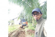 Bersihkan Sendimen di Jaringan Irigasi, Petani Sewa Alat Berat