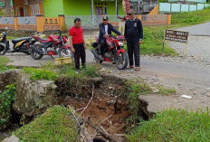 Kerusakan Gorong-gorong Desa Medan Jaya Tak Kunjung Direhab 