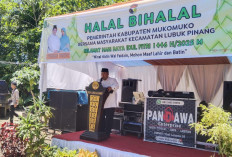 Halalbihalal, Bupati Mukomuko Jelaskan Penyebab Harga TBS Turun