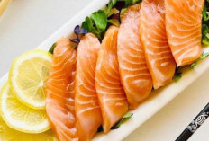 Sashimi Makanan Khas Jepang Berbahan Olahanan Ikan Mentah Yang Lembut dan Segar 