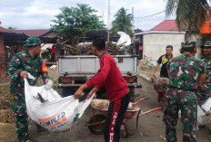 Koramil 428-04/Pondok Suguh Baksos Bersih Pasar Tunggang 