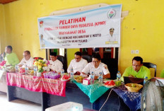 Pemdes Sungai Rengas Gelar Pelatihan KPMD, Dihadiri Kadis PMD