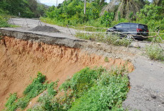 Titik Jalan Nasional Mukomuko-Bengkulu Yang Terancam Putus 