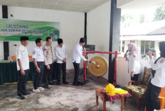 Diresmikan Wabup, Pemdes Lubuk Sanai Launching Program Pengelolaan Sampah
