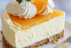 Sensasi Segar dan Creamy Menggoda Lidah dengan Orange Cheesecake