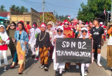 Peserta Karnaval HUT RI Ke 79 Teramang Jaya Melimpah Ruah