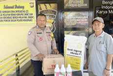 Polsek Ponsu Distribusikan Bibit Jagung Program Sadesahe 