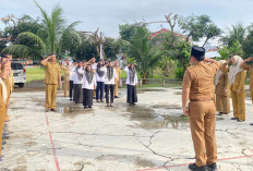 Plt Camat Lubuk Pinang Gelar Apel Perdana Bersama Para Kades