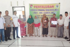 Sebanyak 18 KPM Desa Suka Pindah Terima Jatah BLT-DD Terakhir