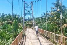 Jembatan Gantung Suka Pindah Segera Diperbaiki Dinas PUPR 