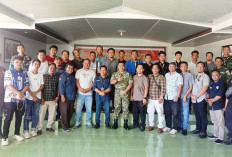 Gelar Ramah Tamah, Dandim Ajak Insan Pers Ikut Awasi Pembangunan Gerai KDMP