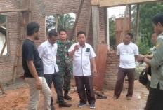 Pembangunan Gedung Perpustakaan Desa Talang Gading Terus Berlanjut 
