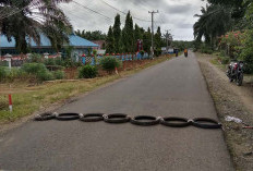 Rawan Laka, Jalan Kabupaten Dipasangi Polisi Tidur 