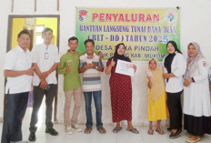20 KPM Desa Suka Pindah Terima Penyaluran BLT-DD Triwulan Ke-2