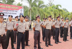 Upacara Korp Raport, 35 Personel Polres Mukomuko Naik Pangkat