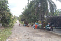 Jalan Menuju Desa Tanjung Mulya Bakal Mulus