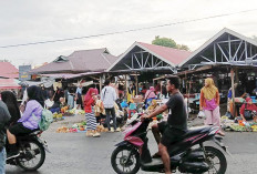 Ini Salah Satu Alasan  Pasar Pagi Lubuk Sanai Kian Ramai Pengunjung  Setiap Pagi 