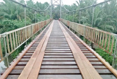 Perbaikan Jembatan Gantung Suka Pindah Tuntas, Batas Muatan Jadi Perhatian Khusus