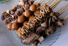 Sate Jeroan Ayam, Sensasi Gurih dan Pedas Ala Angkringan yang Bikin Ketagihan