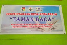 Wujudkan Generasi Intelektual, Pemdes Kota Praja Sediakan Perpustakaan Taman Baca