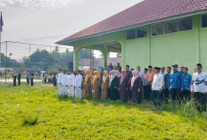 Gelar Upacara HUT Provinsi Bengkulu Ke-57, Camat Lupi Sampaikan Amanat Gubernur 