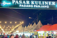 Nikmati Hangatnya Makanan di Pasar Kuliner Dibarengi Dinginnya Kota Padang Panjang