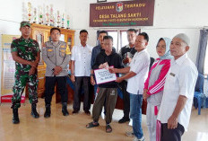 Pemdes Talang Sakti Salurkan BLT-DD Triwulan Ke-3