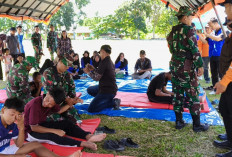 Kodim 0428/Mukomuko Perkuat Kesiapsiagaan Lewat Latihan Simulasi Penanggulangan Bencana