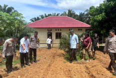 Polsek Sungai Rumbai Mulai Garap Ketahanan Pangan