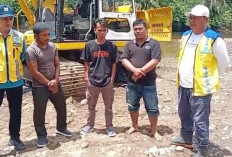 BWS Mulai Gerak Lakukan Tanggap Darurat Longsor Pondok Panjang 