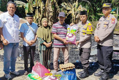 Polri Peduli, Bantu Korban Kebakaran di Pauh Terenja 