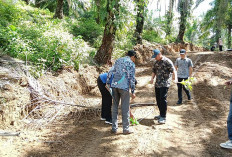 Dicek Tim Monev, Progres Fisik Dana Desa di Lubuk Bangko Sesuai Rencana